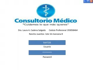 Doctor Laura A. Cadena Salgado - Medical Consultation Appointment System - slide 1