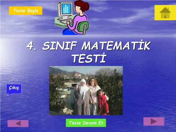 4. SINIF MATEMATİK TESTİ