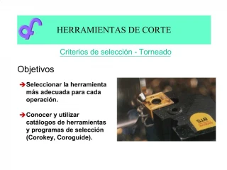 HERRAMIENTAS DE CORTE - slide 1
