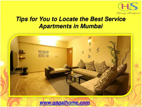Tips for You to Locate the Best Service Apartments in Mumbai.ppt