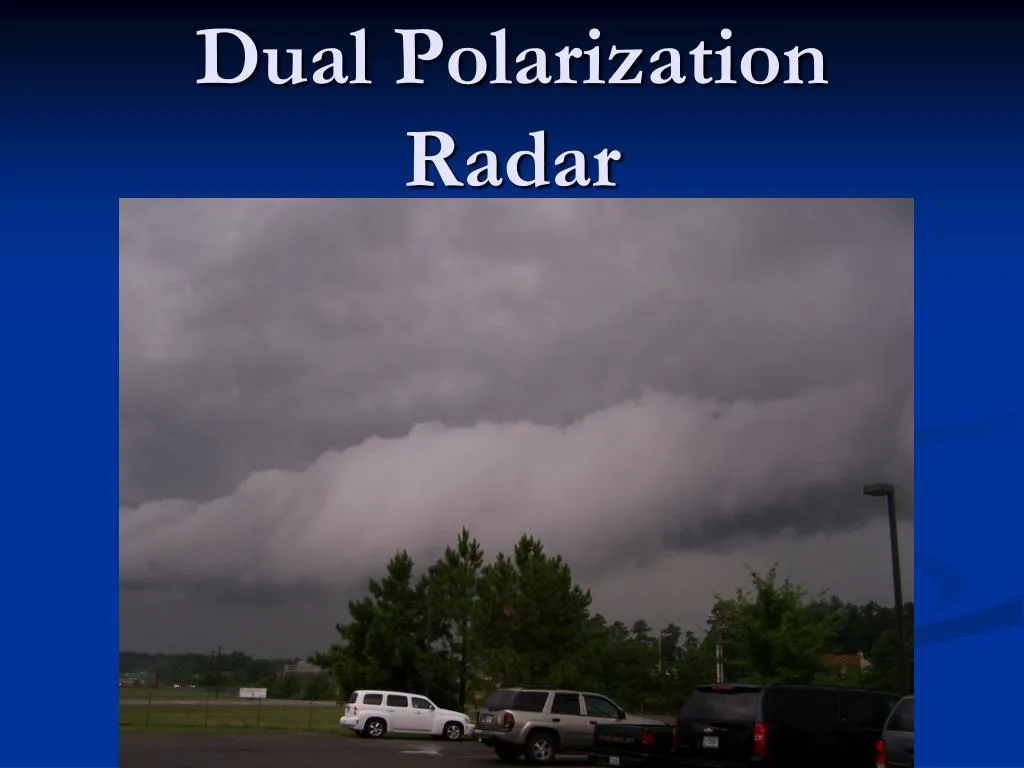 dual polarization radar