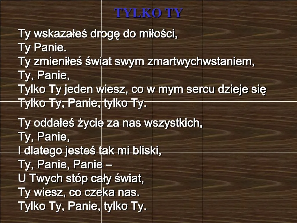 tylko ty