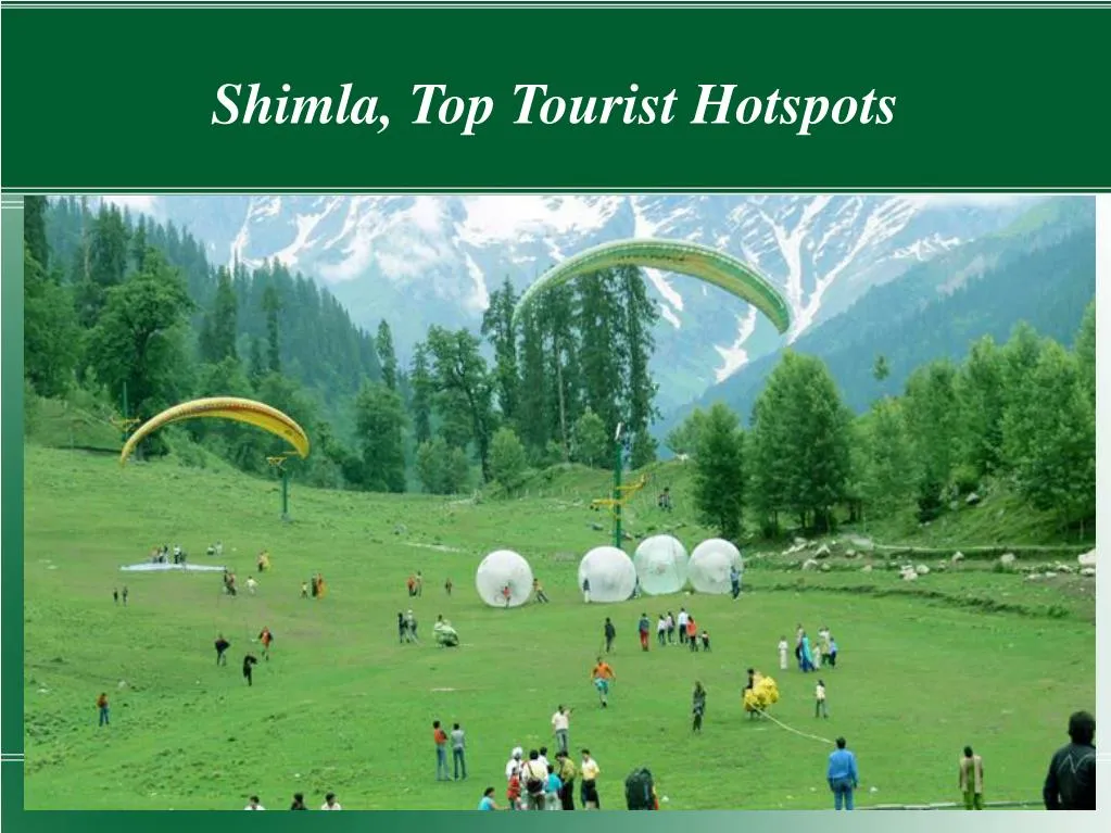 shimla top tourist hotspots