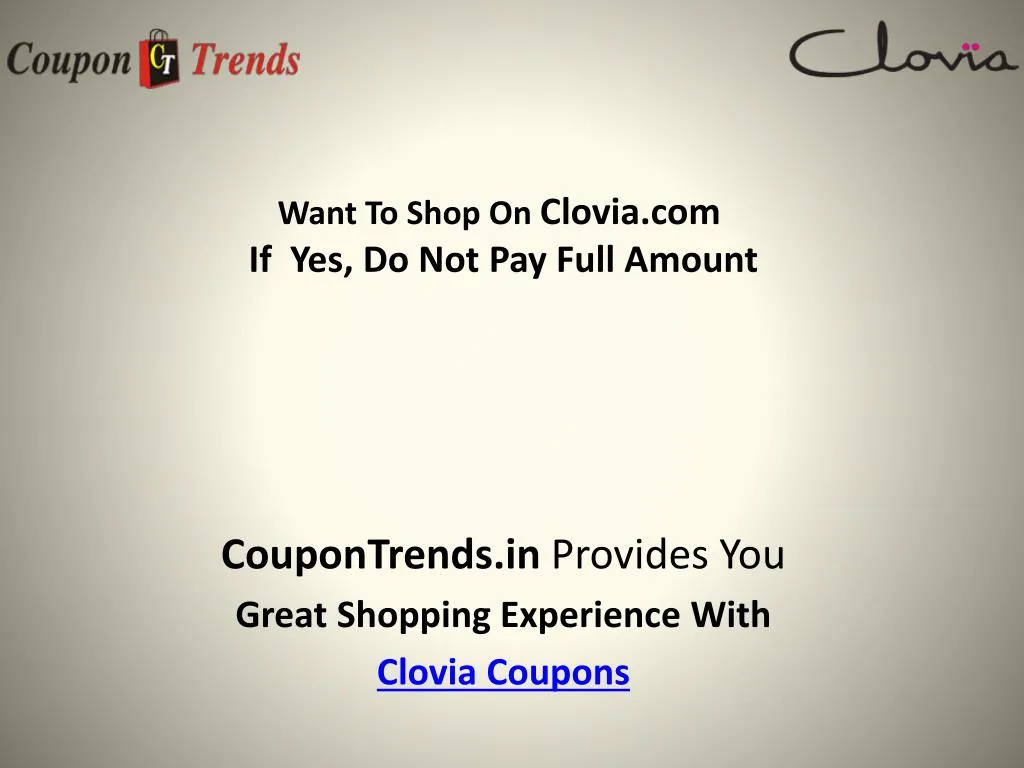 want to shop on clovia com if yes do not pay full amount