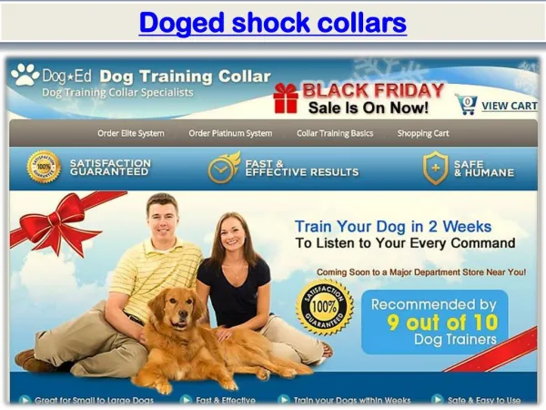 Doged shock collars