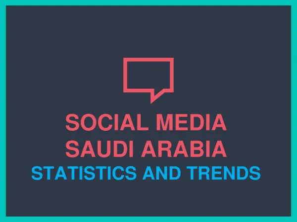 Twitter and Facebook Usage in Saudi Arabia