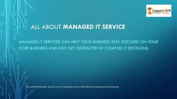 What is managed IT service?