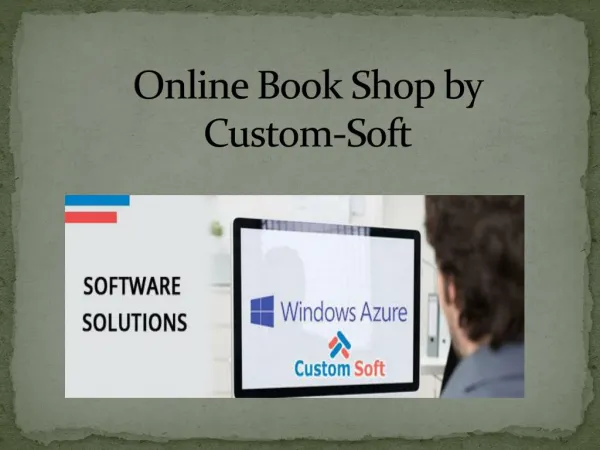 Custom Soft Application development for Book Shop