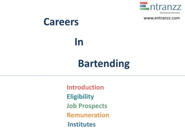 Careers In Bartending