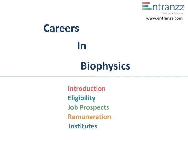 Careers In Biophysics