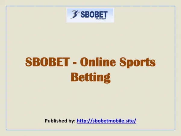 SBOBET-Online Sports Betting