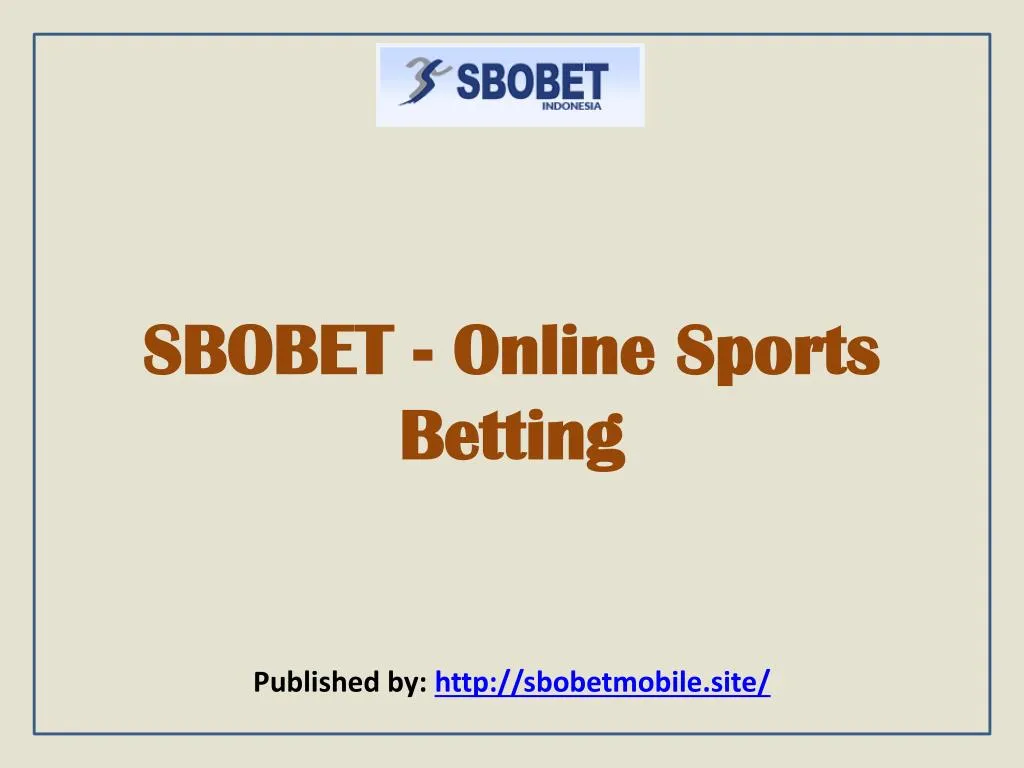 sbobet online sports betting