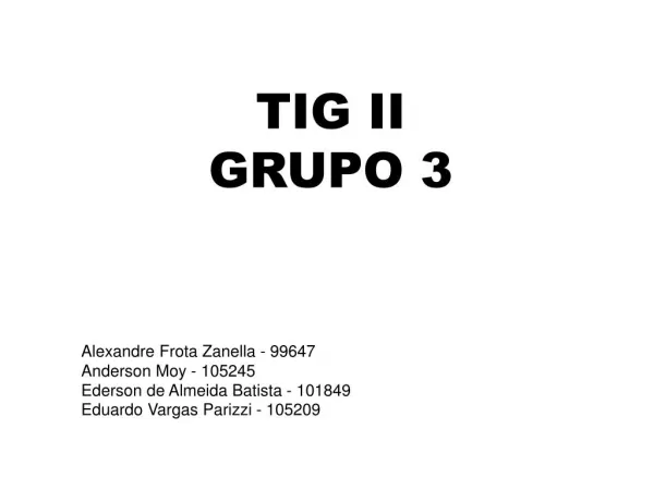 TIG II GRUPO 3