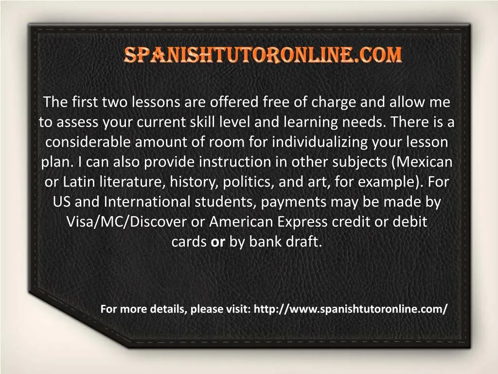 spanishtutoronline com