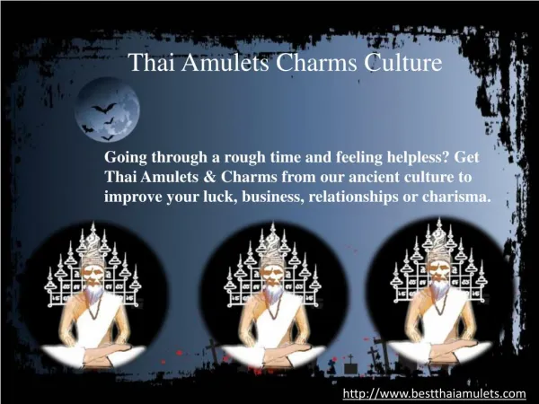 Thai Amulets Charms Culture