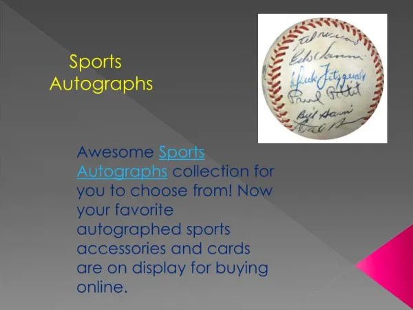 Sports Autographs