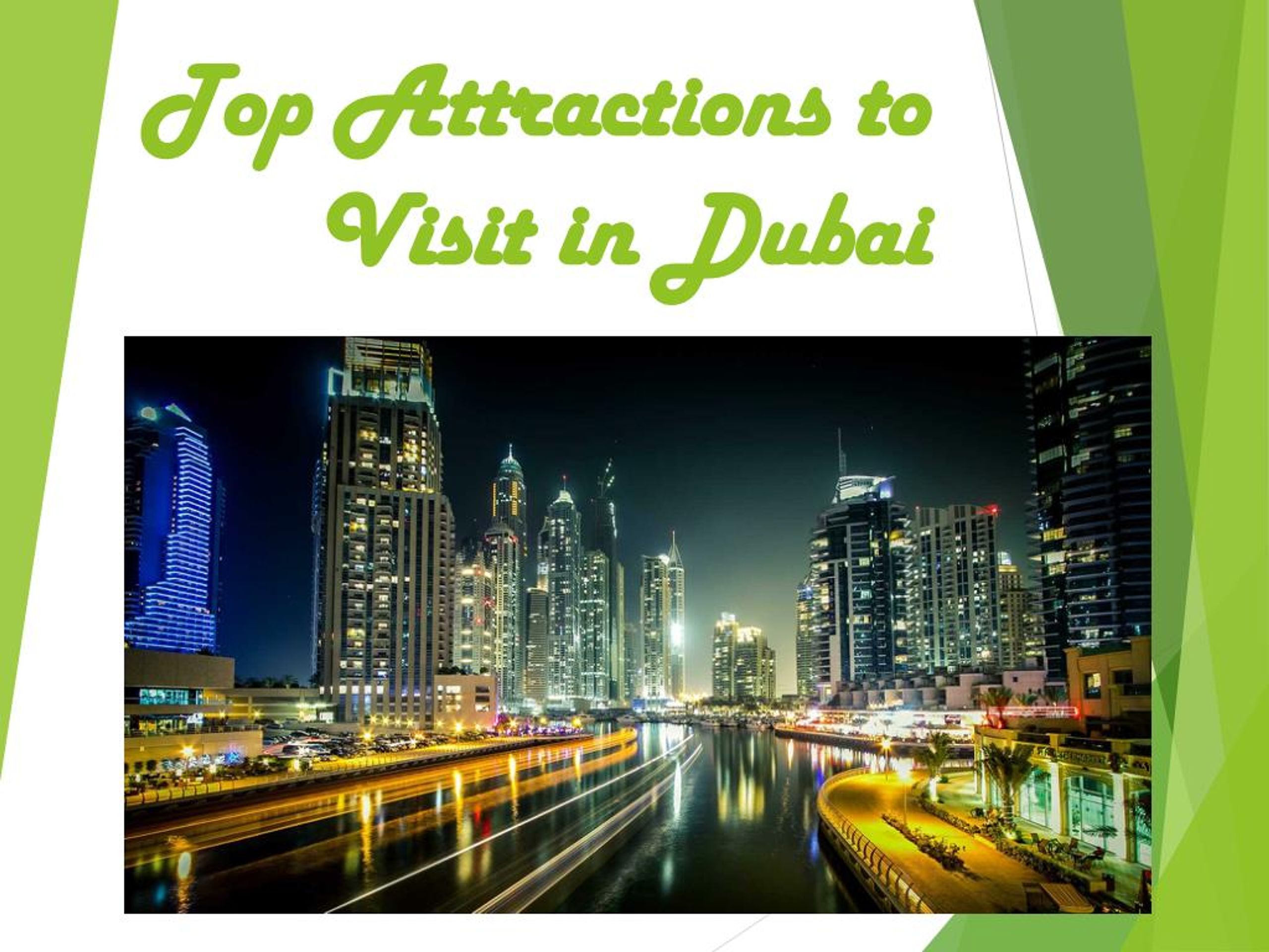 PPT - Top Attractions to Visit in Dubai PowerPoint Presentation, free ...