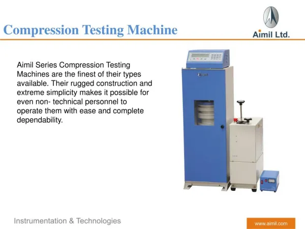 Compression Testing Machine (Aimil)