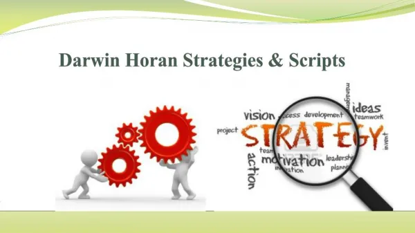 Darwin Horan Strategies & Scripts