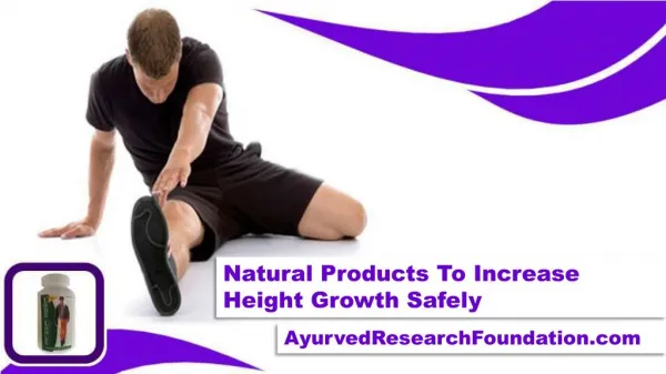 Natural Products To Increase Height Growth Safely