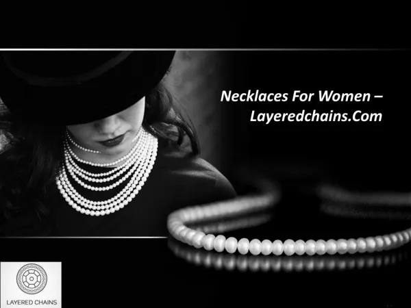 Necklaces For Women – Layeredchains.Com