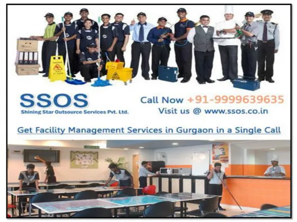 Get facility management services in Gurgaon in a single call