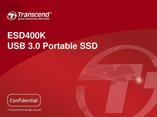 ESD400K USB 3.0 Portable SSD