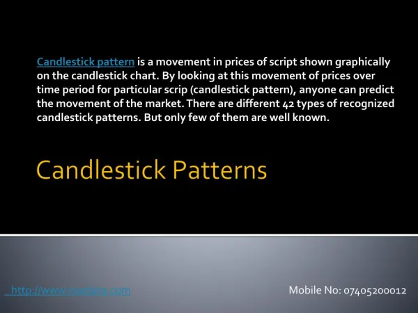 Candlestick pattern