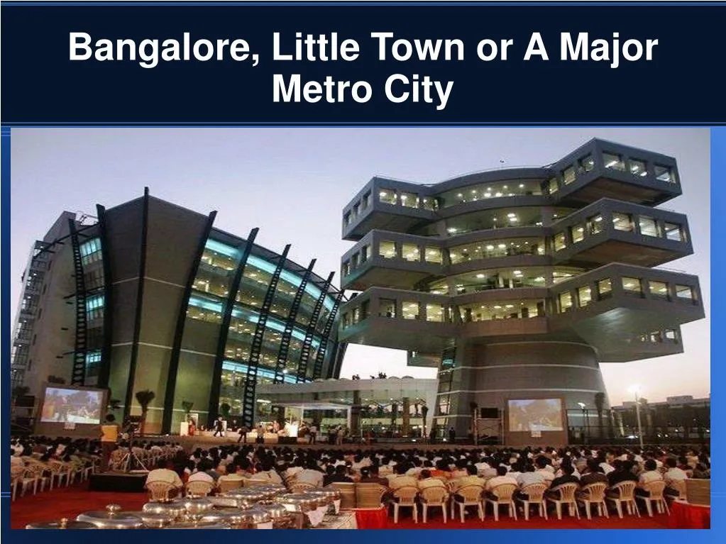 bangalore little town or a major metro city