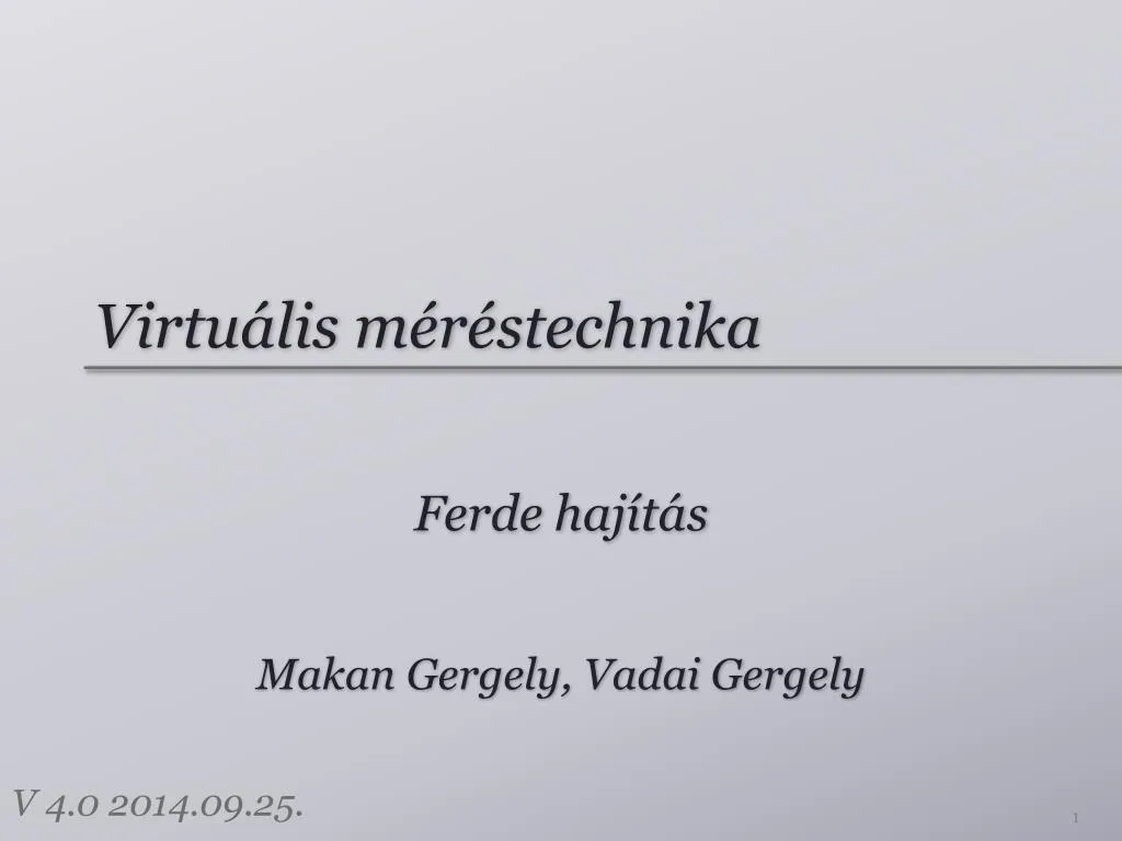 virtu lis m r stechnika