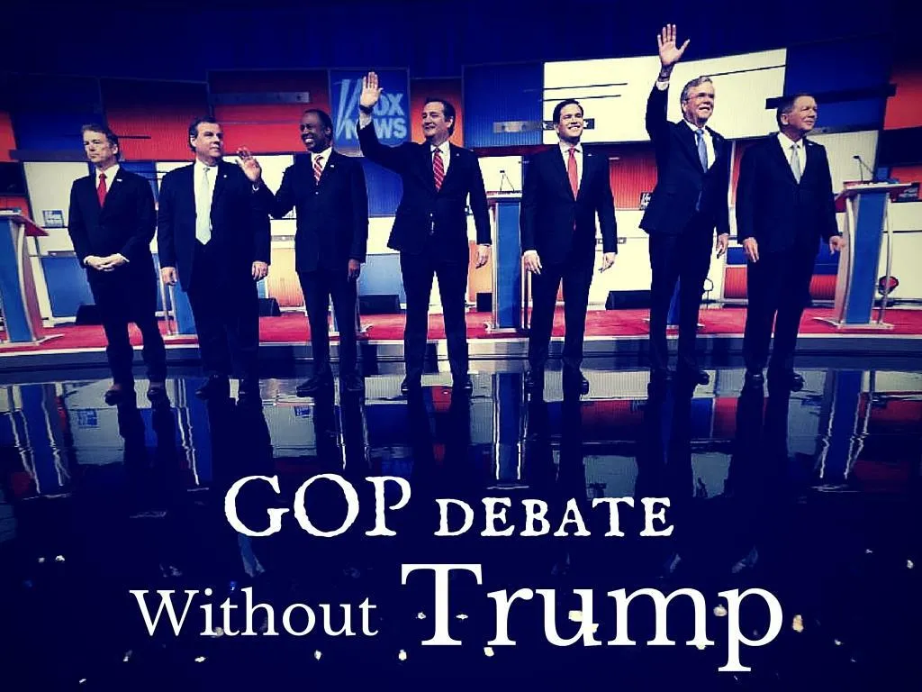 gop debate without trump