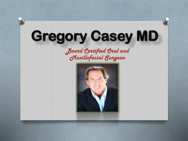 Gregory M Casey DDS