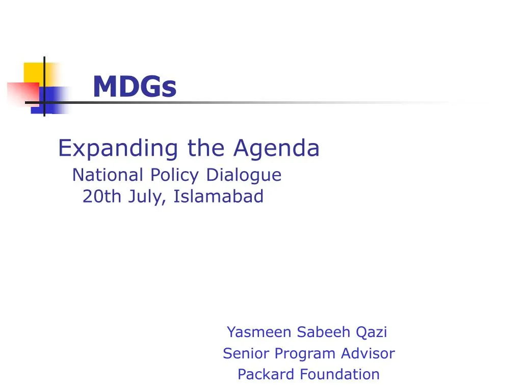 expanding the agenda national policy dialogue 20th july islamabad