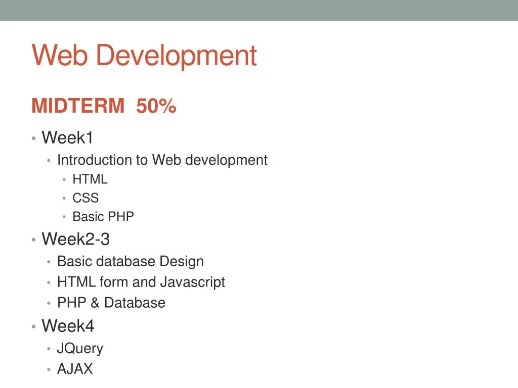 web development