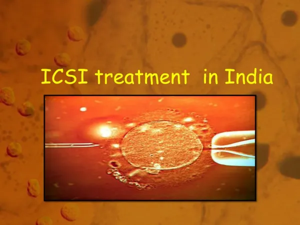 ICSI treatment cost in India