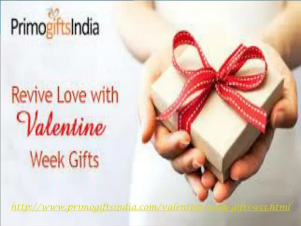 Revive your Love for Valentine 2016 with amazing Valentine Week Gifts at Primogiftsindia.com!