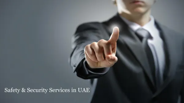 Safety & Security Services in UAE