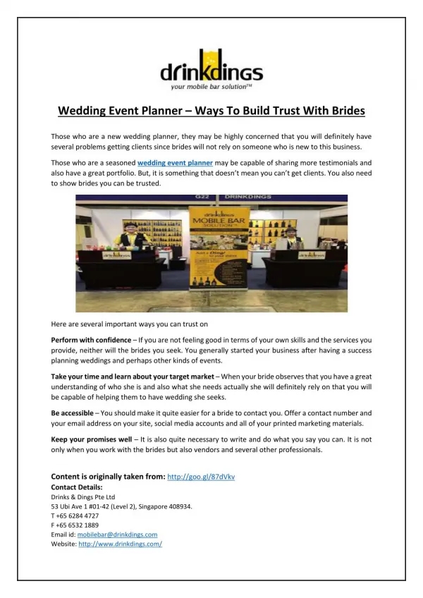 Wedding event planner – Ways to build trust with brides