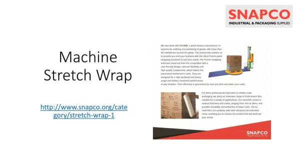 Machine Stretch Wrap Guide
