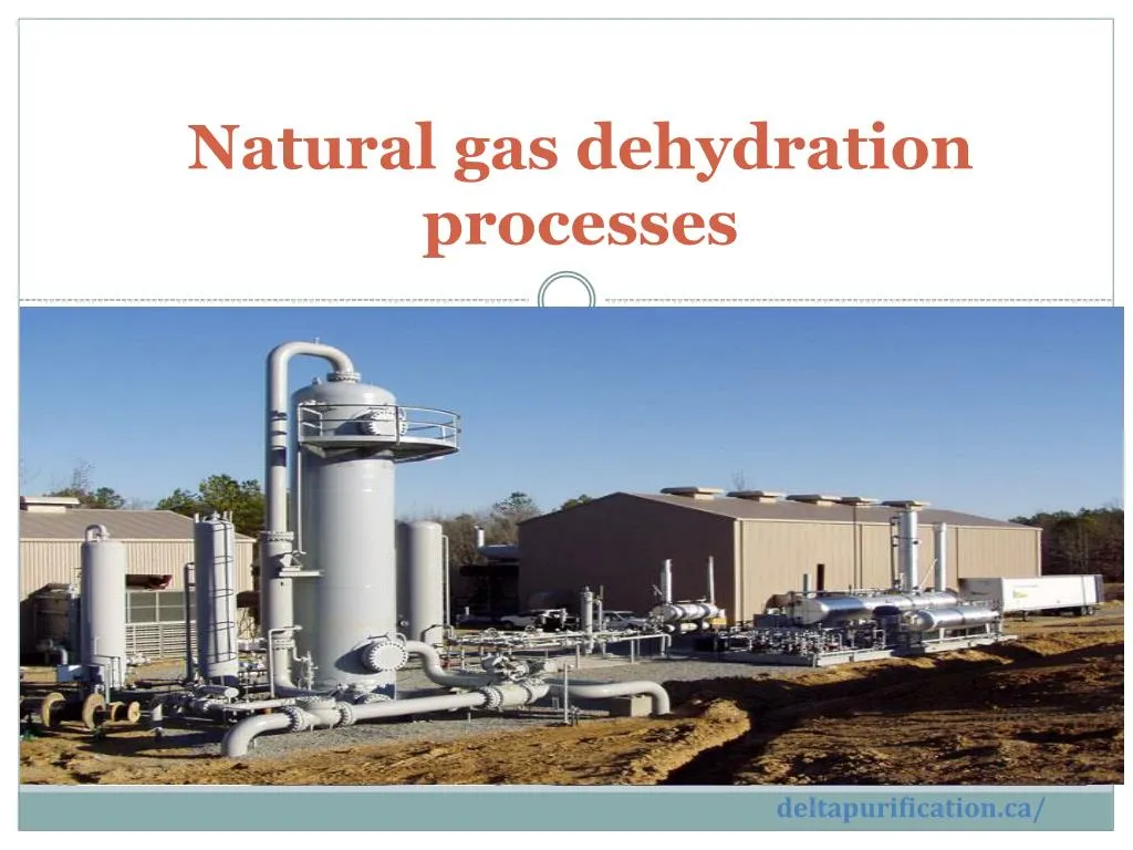 natural gas dehydration processes