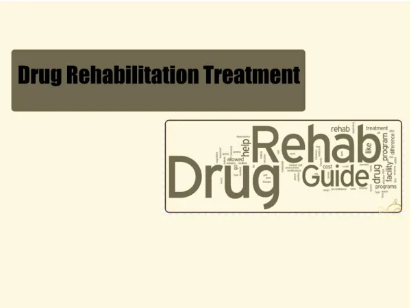 Drug Rehabilitation Treatment