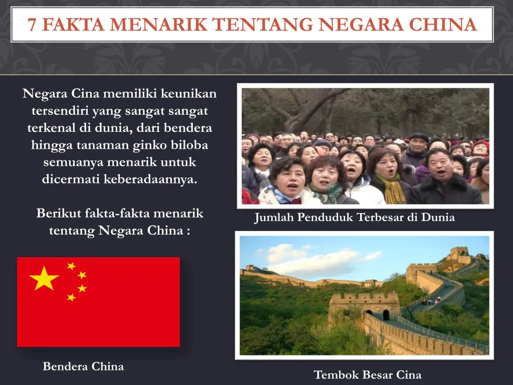 7 fakta menarik tentang negara china