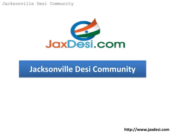 JaxDesi – Jacksonville Desi Community