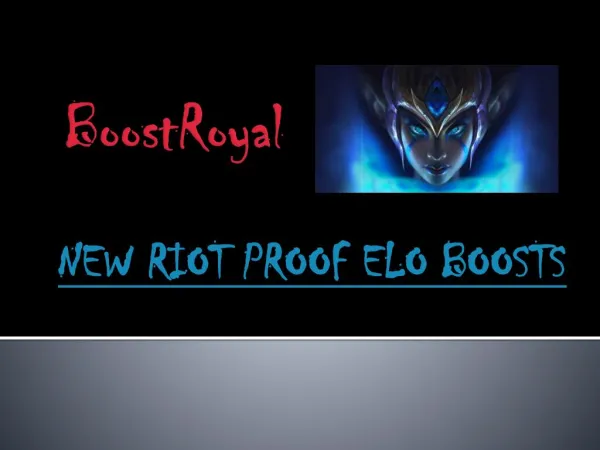 New Riot Proof ELO Boost