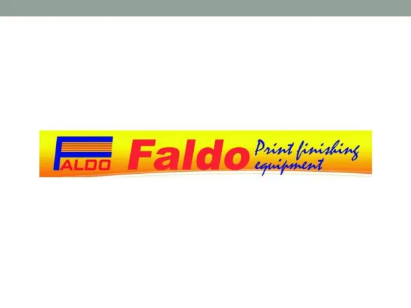Faldo - Der Branchenführer mit dem besten Falzmaschine