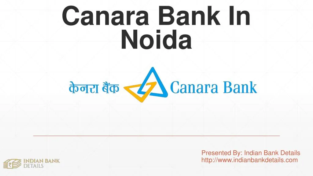 canara bank in noida
