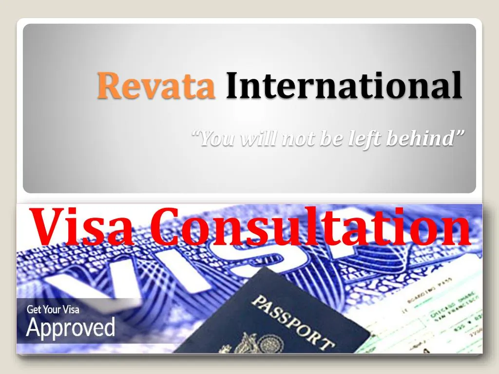 revata international you will not be left behind