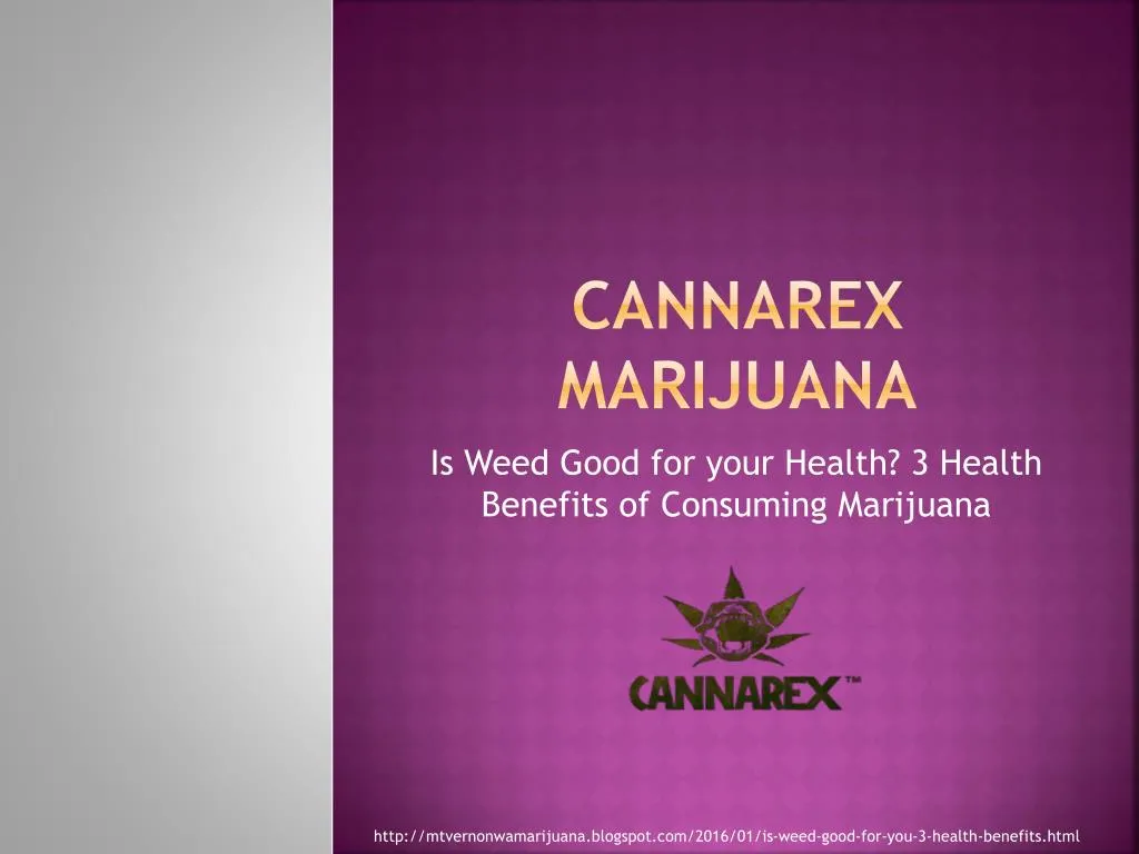 cannarex marijuana