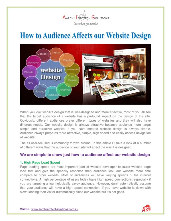 How to Audience Affects our Website Design