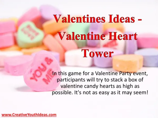 Valentines Ideas - Valentine Heart Tower